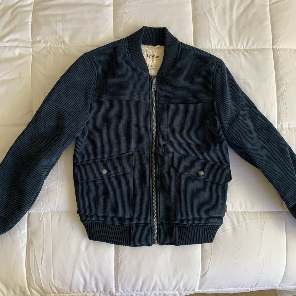 UpWest Corduroy/Sherpa bomber jacket